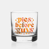 Pies voor jongens whisky glas (Voorkant)