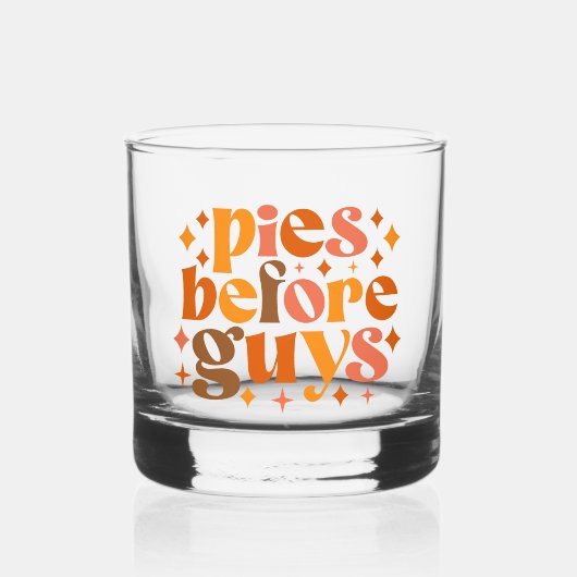 Pies voor jongens whisky glas (Voorkant)