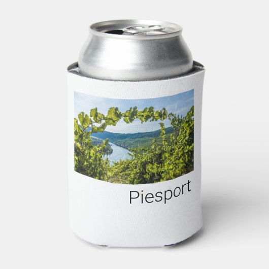 Piesport Moselle Druiven  wijnstokken Souvenir Blikjeskoeler (Blikje Voorkant)