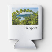 Piesport Moselle Druiven  wijnstokken Souvenir Blikjeskoeler (Achterkant)