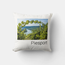 Piesport Moselle Druiven  wijnstokken Souvenir Kussen