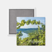 Piesport Moselle Druiven  wijnstokken Souvenir Magneet (Voorkant / Achterkant)
