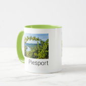 Piesport Moselle Druiven wijnstokken Souvenir Mok (Voorkant links)