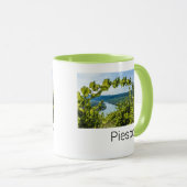 Piesport Moselle Druiven wijnstokken Souvenir Mok (Voorkant rechts)