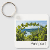 Piesport Moselle Druiven  wijnstokken Souvenir Sleutelhanger (Voorkant)