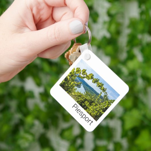 Piesport Moselle Druiven  wijnstokken Souvenir Sleutelhanger (Hand)