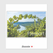Piesport Moselle Druiven  wijnstokken Souvenir Sticker (Vel)