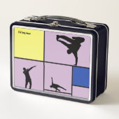 Piet Loves Dance Mondriaan Street Hip-hop Lunchbox (Voorkant)