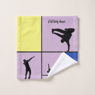 Piet Loves Dance Mondrian Street Hiphop Style Washandje
