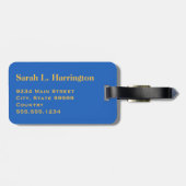 Piet Mondriaan, Avond: Rode Boom Bagagelabel (Achterkant horizontaal)