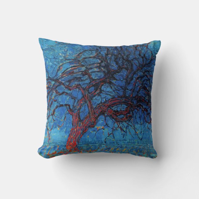 Piet Mondriaan, Avond: Rode Boom Kussen (Voorkant)