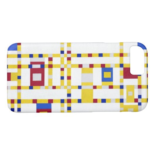 Piet Mondriaan Case-Mate iPhone Case (Achterkant (Horizontaal))