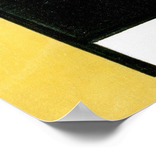 Piet Mondriaan Compositie Abstracte kunst Geometri Poster (Hoek)