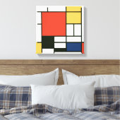 Piet Mondriaan - Compositie Canvas Afdruk (Insitu (Slaapkamer))