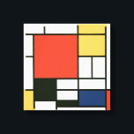 Piet Mondriaan - Compositie Canvas Afdruk<br><div class="desc">Piet Mondriaan - Compositie met Rood,  Geel,  Blauw en Zwart</div>