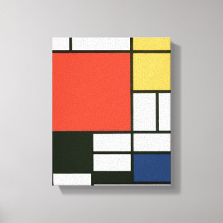 Piet Mondriaan - Compositie Canvas Afdruk