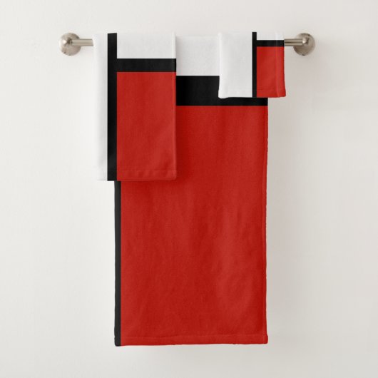 Piet Mondriaan - Compositie Geometrisch Abstract Bad Handdoek (Insitu)