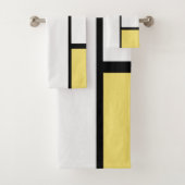Piet Mondriaan - Compositie Geometrisch Abstract Bad Handdoek (Insitu)