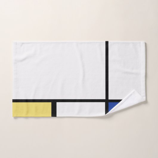 Piet Mondriaan - Compositie Geometrisch Abstract Bad Handdoek (Handdoek)