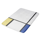 Piet Mondriaan - Compositie Geometrisch Abstract Badmat (Gekanteld)