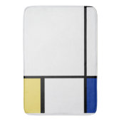 Piet Mondriaan - Compositie Geometrisch Abstract Badmat (Voorkant Verticaal)