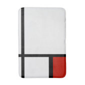 Piet Mondriaan - Compositie Geometrisch Abstract Badmat (Voorkant Verticaal)