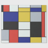 Piet Mondriaan - Compositie Geometrisch Abstract Cadeaupapier (Vlak)