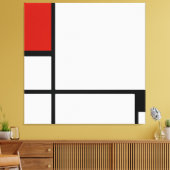 Piet Mondriaan - Compositie Geometrisch Abstract Canvas Afdruk (Insitu (Woonkamer))