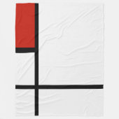 Piet Mondriaan - Compositie Geometrisch Abstract Fleece Deken (Voorkant)