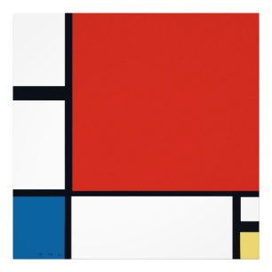 Piet Mondriaan - Compositie Geometrisch Abstract Foto Afdruk