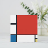 Piet Mondriaan - Compositie Geometrisch Abstract Kaart (Staand voorkant)