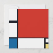 Piet Mondriaan - Compositie Geometrisch Abstract Kaart (Voorkant)