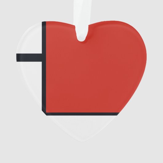 Piet Mondriaan - Compositie Geometrisch Abstract Ornament (achterkant)