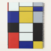 Piet Mondriaan - Compositie Geometrisch Abstract Planner (Achterkant)