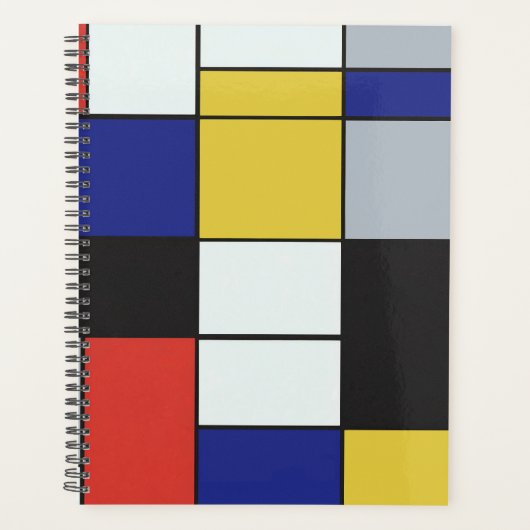 Piet Mondriaan - Compositie Geometrisch Abstract Planner (Voorkant)