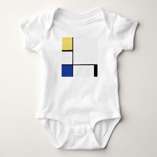 Piet Mondriaan - Compositie Geometrisch Abstract Romper (Voorkant)