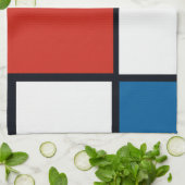 Piet Mondriaan - Compositie Geometrisch Abstract Theedoek (Gevouwen)