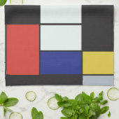 Piet Mondriaan - Compositie Geometrisch Abstract Theedoek (Gevouwen)