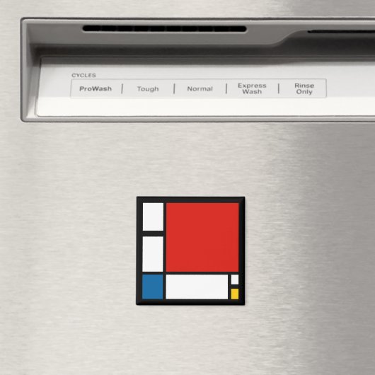 Piet Mondriaan, Compositie II Magneet (Insitu (Vaatwasser))