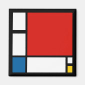 Piet Mondriaan, Compositie II Magneet (Voorkant)