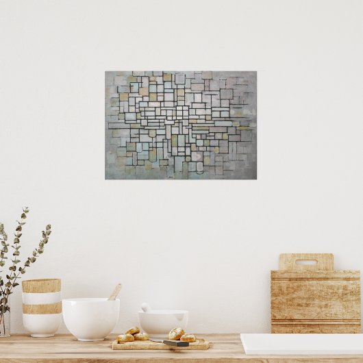 PIET MONDRIAAN - Composition No.11 1913 Poster (Keuken)