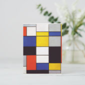 PIET MONDRIAAN - Compositon A 1923 Briefkaart (Staand voorkant)