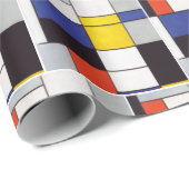 PIET MONDRIAAN - Compositon A 1923 Cadeaupapier (Rol Hoek)