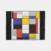 PIET MONDRIAAN - Compositon A 1923 Fleece Deken (Voorkant (Horizontaal))
