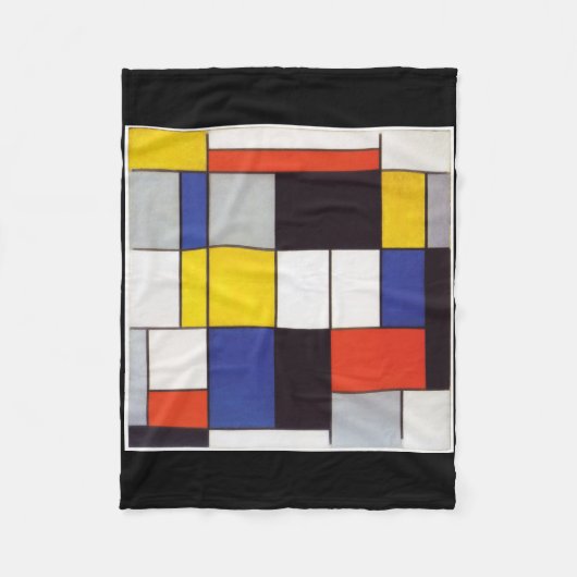 PIET MONDRIAAN - Compositon A 1923 Fleece Deken (Voorkant)