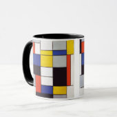 PIET MONDRIAAN - Compositon A 1923 Mok (Voorkant links)