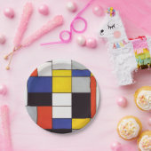 PIET MONDRIAAN - Compositon A 1923 Papieren Bordje (Feest)