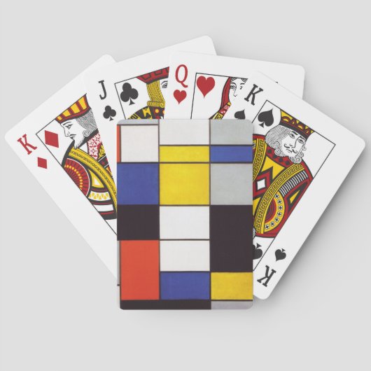 PIET MONDRIAAN - Compositon A 1923 Speelkaarten (Achterkant)