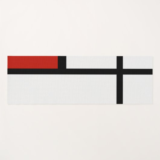 Piet Mondriaan - Geometrische Keuken Runner Tapijt Yogamat (Voorkant (horizontaal))