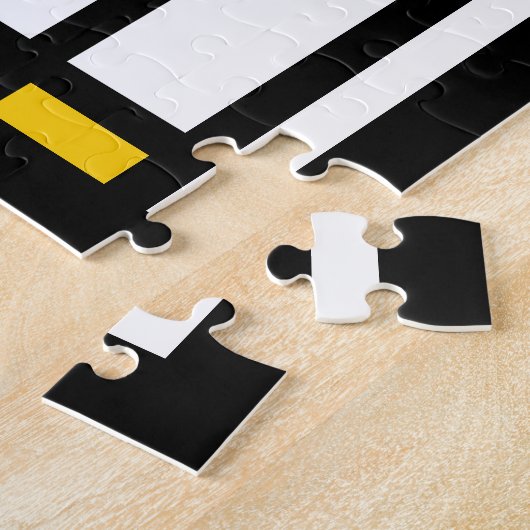 Piet Mondriaan, Grote samenstelling 10 Legpuzzel (Zijkant)